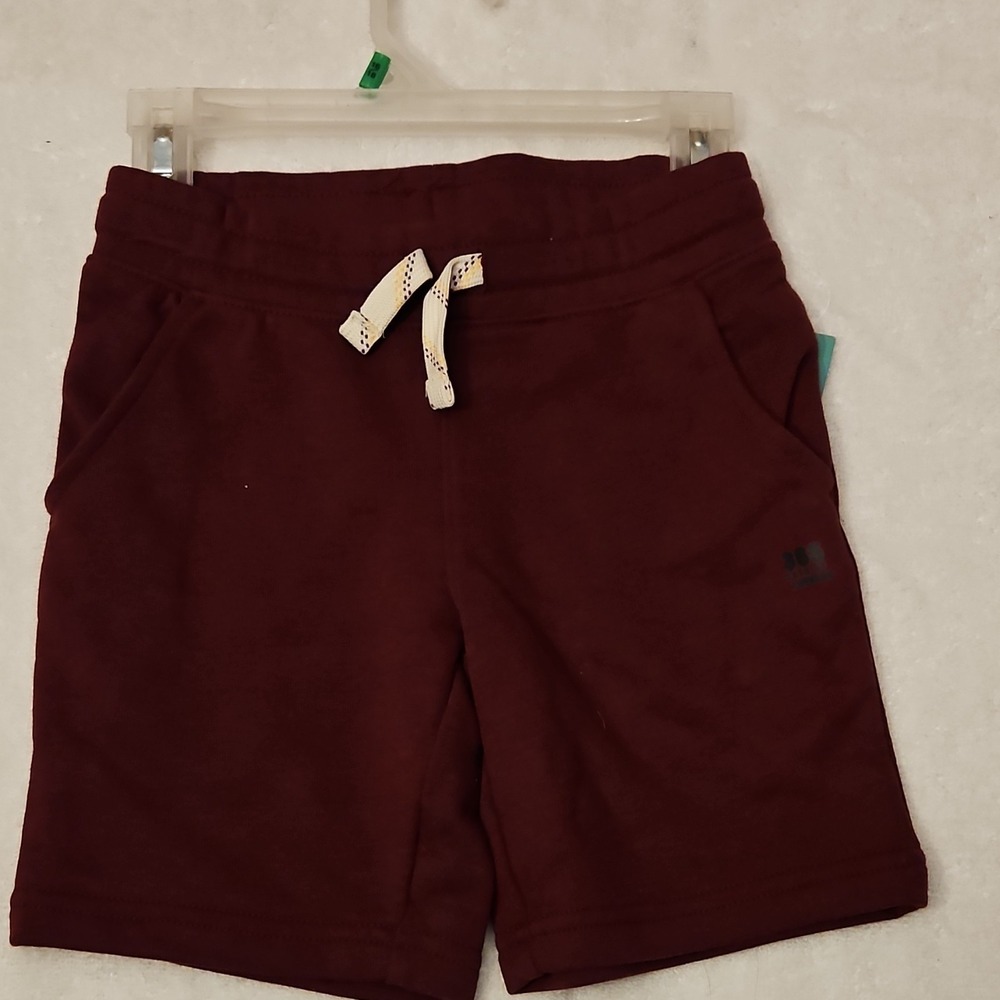 365 Kids from Garanimals Boys Sweat‎ Shorts Bordeaux Drawstring Size 4